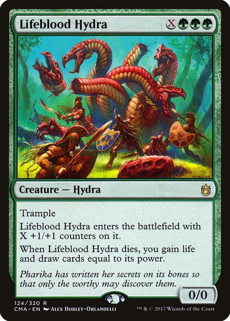 Lifeblood Hydra - Commander Anthology Magic: The Gathering trading card