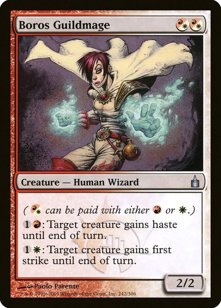 Boros Guildmage - Ravnica: City of Guilds Magic: The Gathering trading card