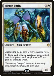 Mirror Entity - Commander Anthology (CMA) #16 - Rare Magic: The Gathering Trading Card