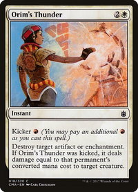 Orim's Thunder - Commander Anthology (CMA) #18 - Common Magic: The Gathering Trading Card