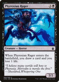 Phyrexian Rager - Commander Anthology (CMA) #62 - Common Magic: The Gathering Trading Card