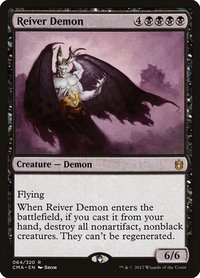 Reiver Demon - Commander Anthology (CMA) #64 - Rare Magic: The Gathering Trading Card