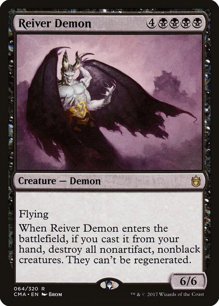 Reiver Demon - Commander Anthology Magic: The Gathering trading card