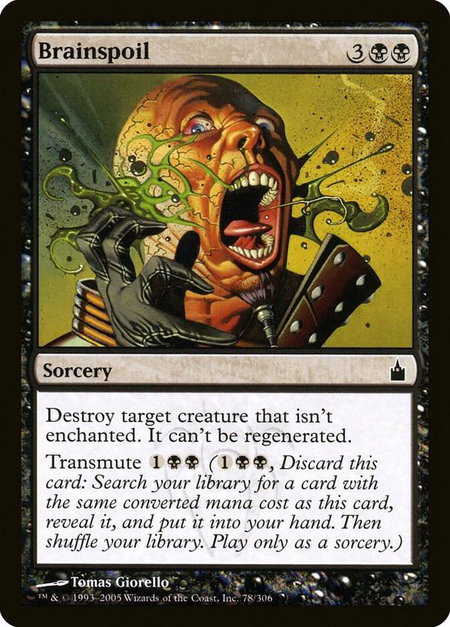 Brainspoil - Ravnica: City of Guilds Magic: The Gathering trading card