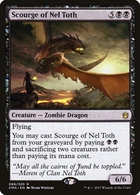 Scourge of Nel Toth - Commander Anthology (CMA) #66 - Rare Magic: The Gathering Trading Card