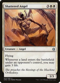 Shattered Angel - Commander Anthology (CMA) #23 - Uncommon Magic: The Gathering Trading Card