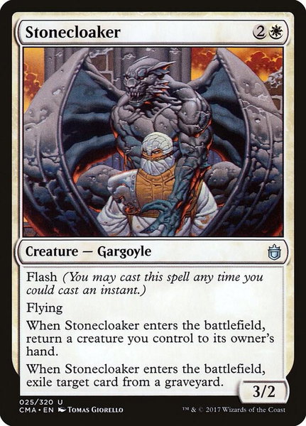 Stonecloaker trading card from Commander Anthology Stonecloaker - Commander Anthology Magic: The Gathering trading card