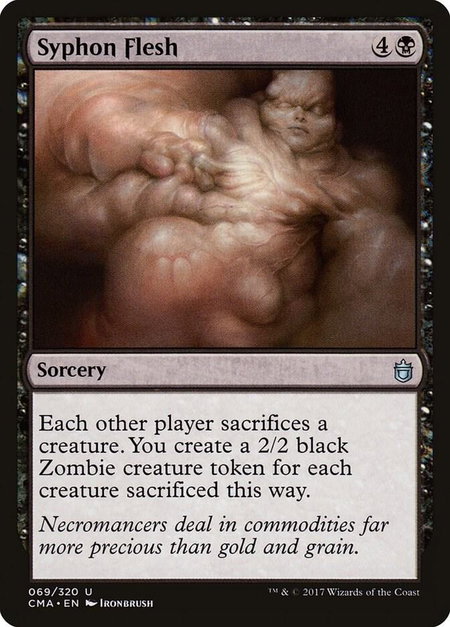 Syphon Flesh - Commander Anthology Magic: The Gathering trading card