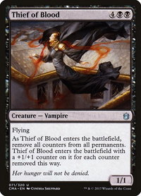 Thief of Blood - Commander Anthology (CMA) #71 - Uncommon Magic: The Gathering Trading Card