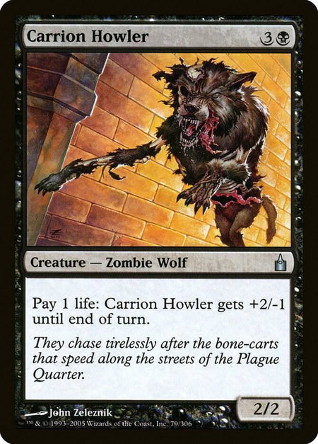 Carrion Howler - Ravnica: City of Guilds Magic: The Gathering trading card
