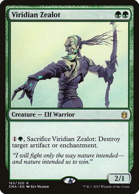 Viridian Zealot - Commander Anthology Magic: The Gathering trading card