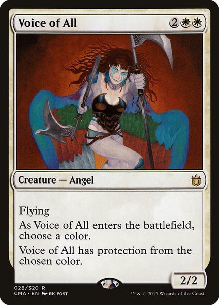 Voice of All trading card from Commander Anthology Voice of All - Commander Anthology Magic: The Gathering trading card