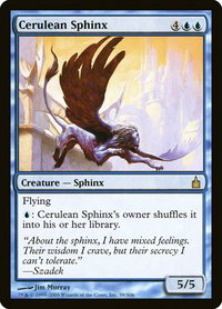 Cerulean Sphinx - Ravnica: City of Guilds (RAV) #39 - Rare Magic: The Gathering Trading Card