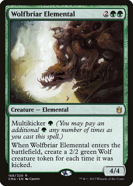 Wolfbriar Elemental - Commander Anthology Magic: The Gathering trading card