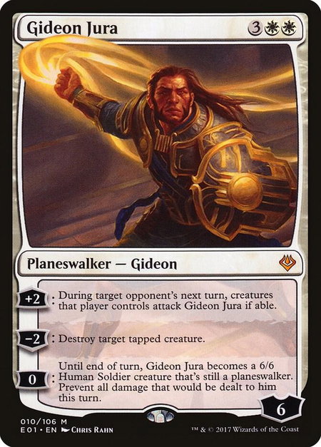 Gideon Jura - Archenemy: Nicol Bolas Magic: The Gathering trading card