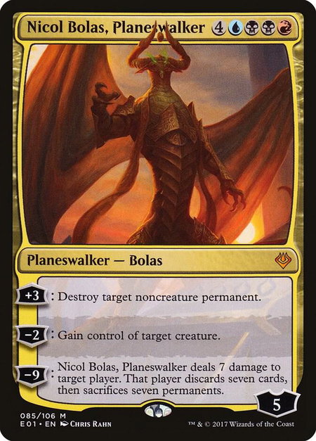 Nicol Bolas, Planeswalker - Archenemy: Nicol Bolas Magic: The Gathering trading card