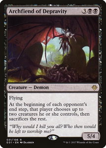 Archfiend of Depravity - Archenemy: Nicol Bolas (AC2) #31 - Rare Magic: The Gathering Trading Card