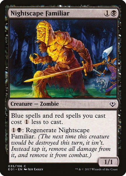 Nightscape Familiar - Archenemy: Nicol Bolas Magic: The Gathering trading card