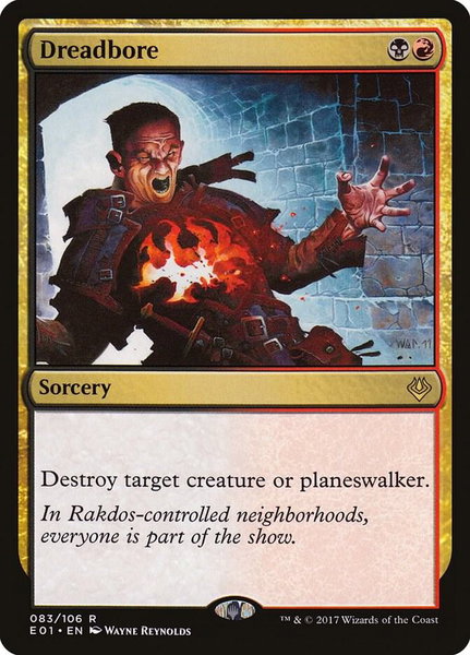 Dreadbore - Archenemy: Nicol Bolas Magic: The Gathering trading card
