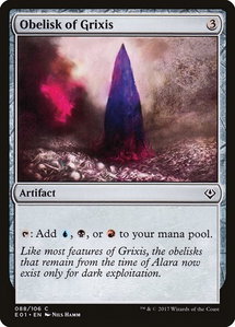 Obelisk of Grixis - Archenemy: Nicol Bolas (AC2) #88 - Common Magic: The Gathering Trading Card