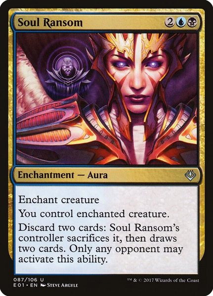 Soul Ransom - Archenemy: Nicol Bolas Magic: The Gathering trading card