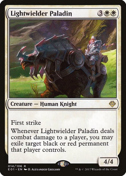 Lightwielder Paladin - Archenemy: Nicol Bolas Magic: The Gathering trading card