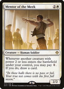 Mentor of the Meek - Archenemy: Nicol Bolas (AC2) #15 - Rare Magic: The Gathering Trading Card