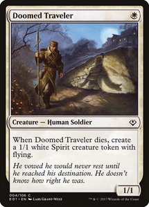 Doomed Traveler - Archenemy: Nicol Bolas (AC2) #4 - Common Magic: The Gathering Trading Card