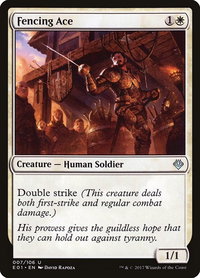 Fencing Ace - Archenemy: Nicol Bolas (AC2) #7 - Uncommon Magic: The Gathering Trading Card