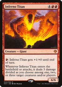 Inferno Titan - Archenemy: Nicol Bolas (AC2) #53 - Mythic Magic: The Gathering Trading Card