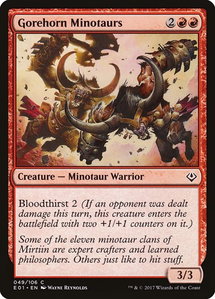 Gorehorn Minotaurs - Archenemy: Nicol Bolas (AC2) #49 - Common Magic: The Gathering Trading Card