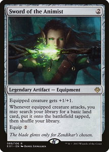 Sword of the Animist - Archenemy: Nicol Bolas (AC2) #89 - Rare Magic: The Gathering Trading Card