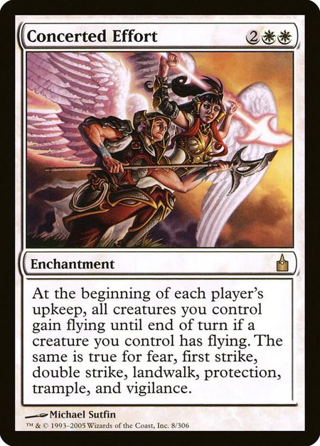 Concerted Effort - Ravnica: City of Guilds Magic: The Gathering trading card