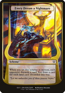Every Dream a Nightmare (Archenemy: Nicol Bolas) - Oversize Cards (OVER) #6★ - Common Magic: The Gathering Trading Card