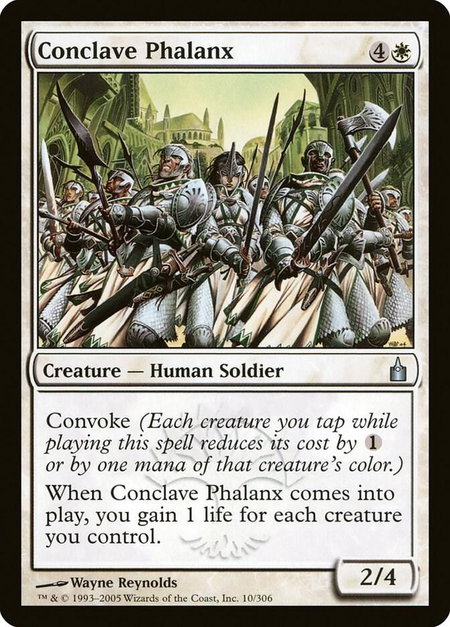 Conclave Phalanx - Ravnica: City of Guilds Magic: The Gathering trading card