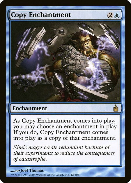 Copy Enchantment - Ravnica: City of Guilds Magic: The Gathering trading card