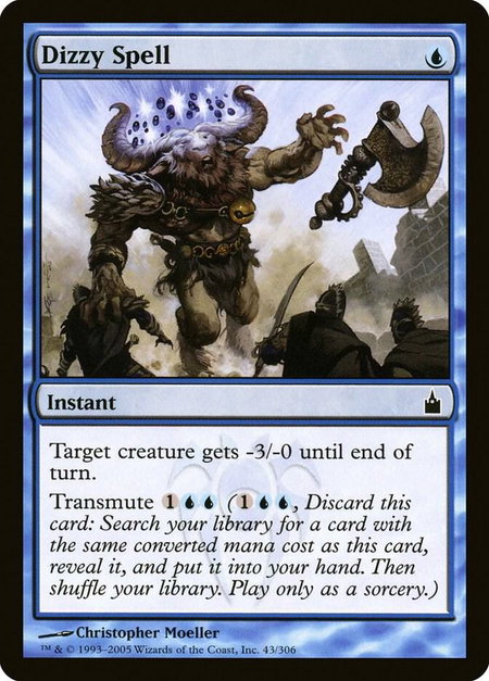 Dizzy Spell - Ravnica: City of Guilds Magic: The Gathering trading card