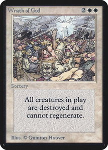 Wrath of God - Alpha Edition (LEA) #45 - Rare Magic: The Gathering Trading Card