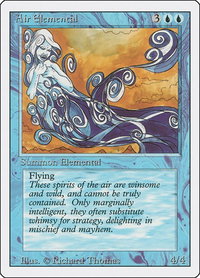 Air Elemental - Revised Edition (3ED) #47 - Uncommon Magic: The Gathering Trading Card