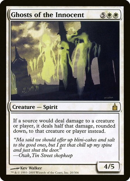 Ghosts of the Innocent - Ravnica: City of Guilds Magic: The Gathering trading card