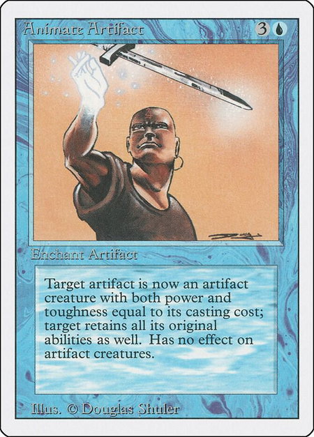 Animate Artifact - Revised Edition Magic: The Gathering trading card