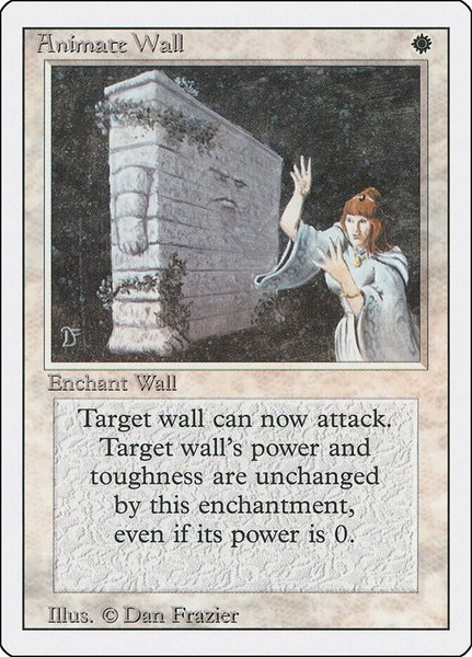 Animate Wall - Revised Edition Magic: The Gathering trading card