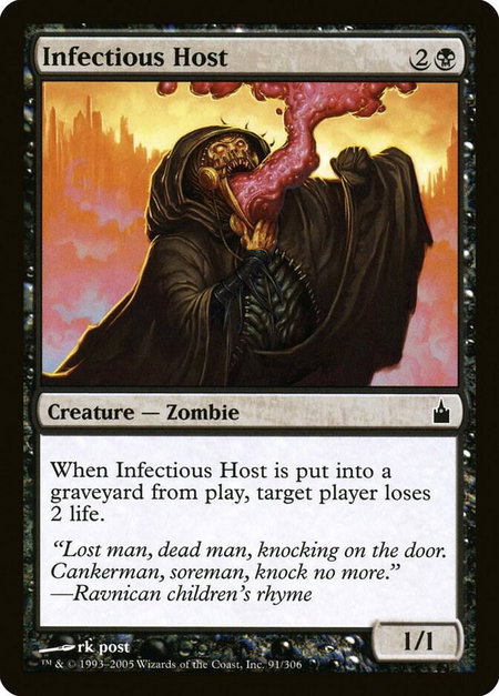 Infectious Host - Ravnica: City of Guilds Magic: The Gathering trading card