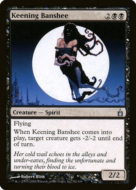 Keening Banshee - Ravnica: City of Guilds Magic: The Gathering trading card