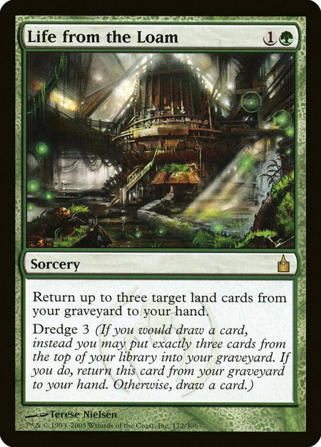 Life from the Loam - Ravnica: City of Guilds Magic: The Gathering trading card