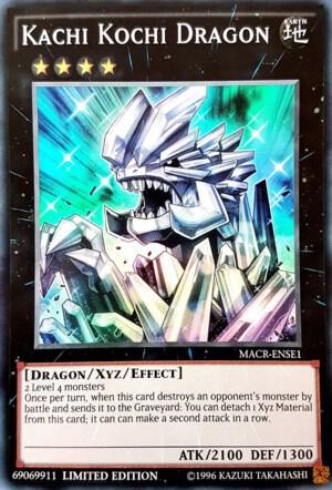 Kachi Kochi Dragon - Maximum Crisis YuGiOh trading card