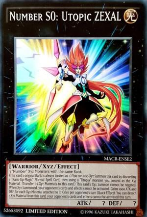 Number S0: Utopic ZEXAL - Maximum Crisis YuGiOh trading card