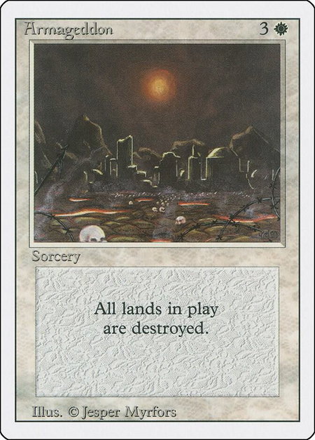 Armageddon - Revised Edition Magic: The Gathering trading card
