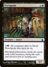 Mortipede - Ravnica: City of Guilds (RAV) #96 - Common Magic: The Gathering Trading Card