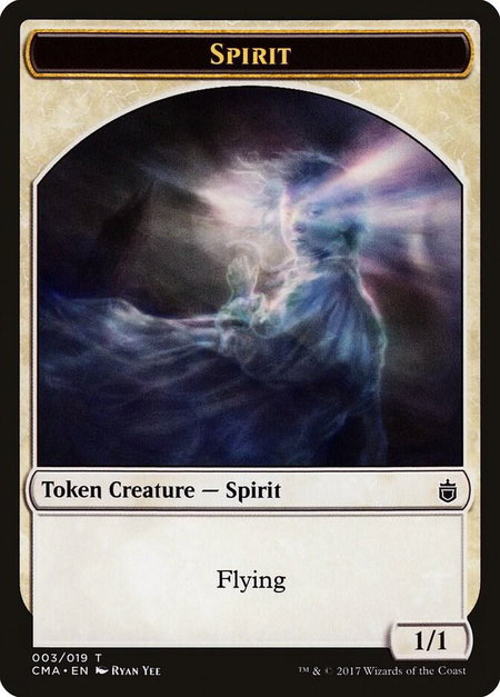 Spirit Token (003) trading card from Commander Anthology Spirit Token (003) - Commander Anthology Magic: The Gathering trading card